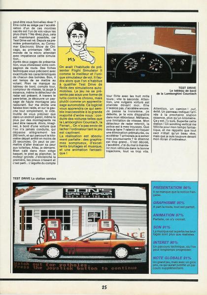 Test Drive Test Amiga