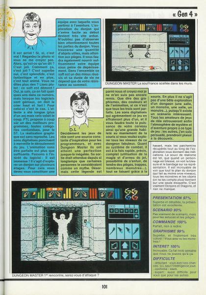 Dungeon Master Test Atari ST
