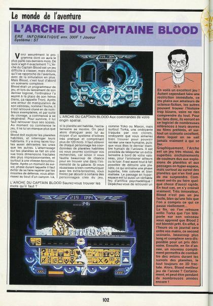 Captain Blood Test Atari ST