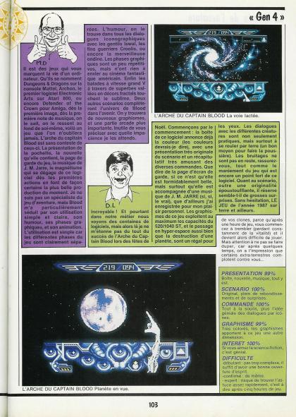 Captain Blood Test Atari ST