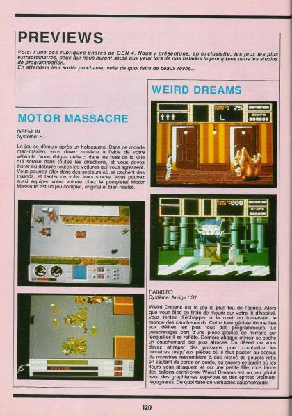 Weird Dreams Preview Amiga