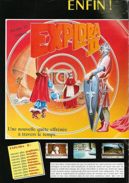 Explora II Publicité