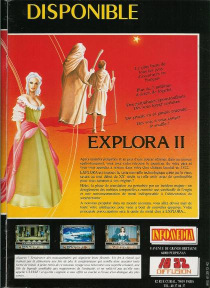 Explora II Publicité