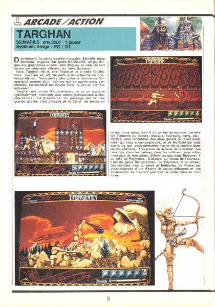 Targhan Test Amiga