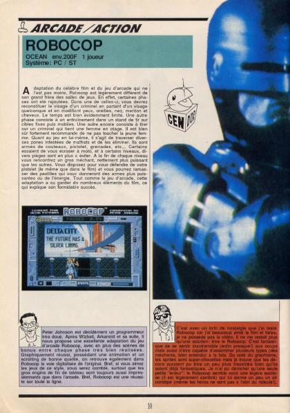 Robocop Test Atari ST