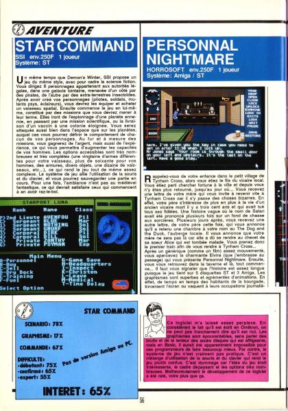 Personal Nightmare Test Atari ST