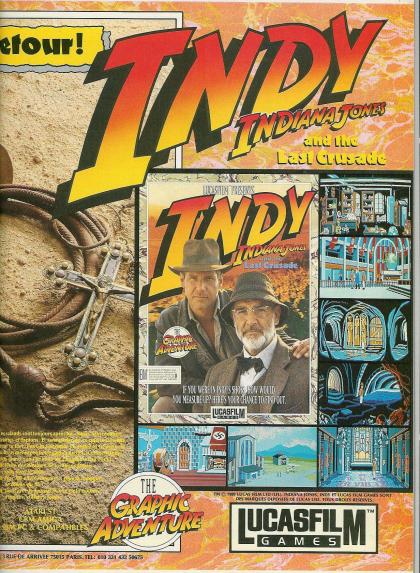 Indiana Jones and the Last Crusade : The Graphic Adventure Publicité