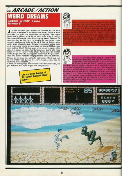 Weird Dreams Test Atari ST