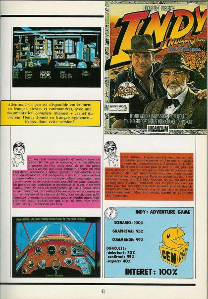 Indiana Jones and the Last Crusade : The Graphic Adventure Test PC