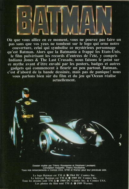 Batman The Movie Dossier