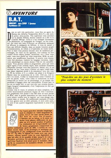 B.A.T. Test Atari ST