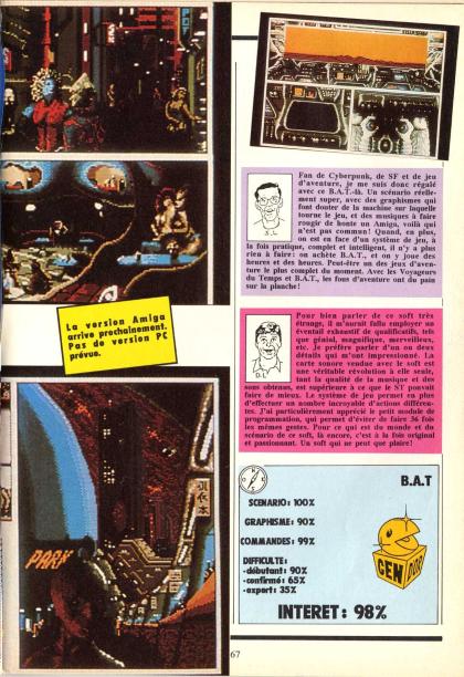 B.A.T. Test Atari ST