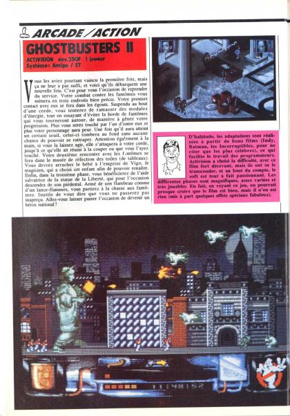 Ghostbusters II Test Amiga