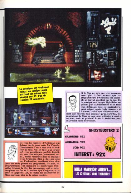 Ghostbusters II Test Amiga