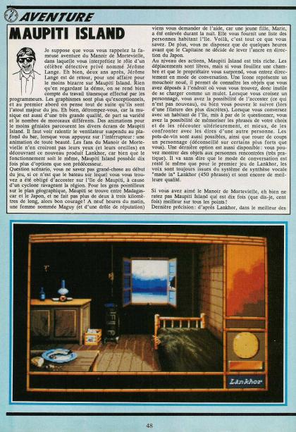 Maupiti Island Test Atari ST