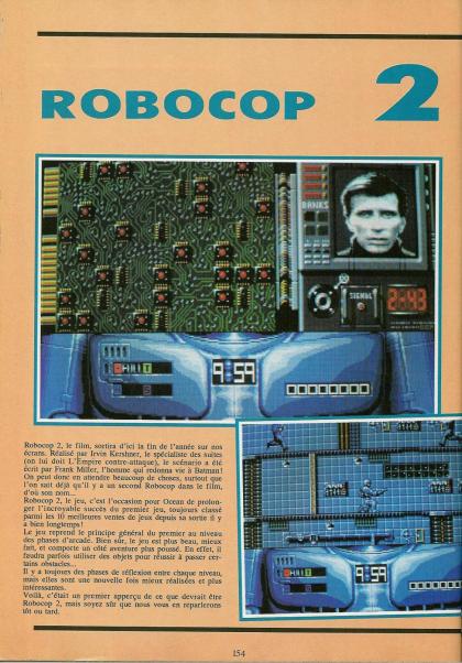 Robocop 2 Preview Atari ST