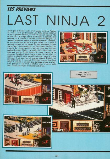 Last Ninja 2, The Preview