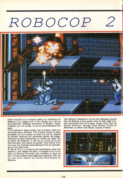Robocop 2 Preview Amiga