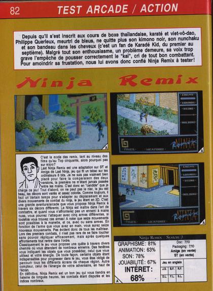Ninja Remix Test