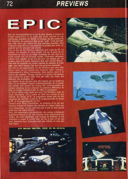 Epic Preview