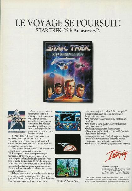 Star Trek - 25 th Anniversary Publicité