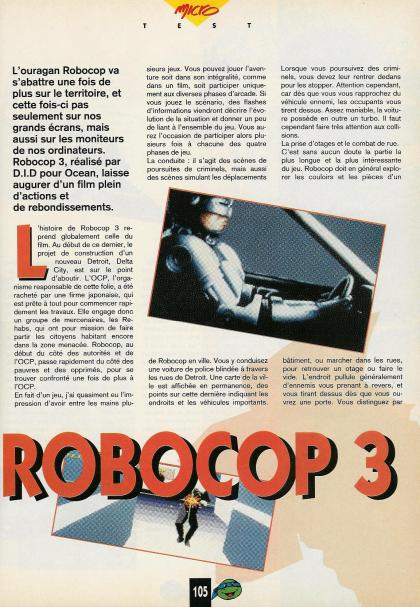 Robocop 3 Test