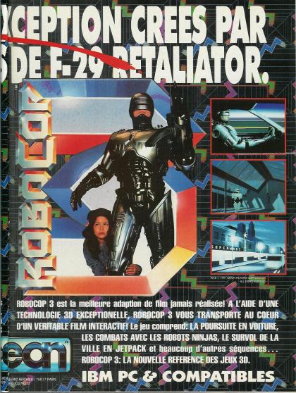 Robocop 3 Publicité