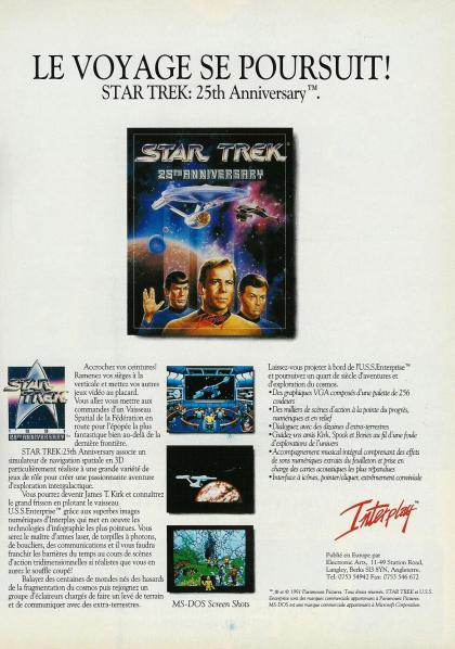 Star Trek - 25 th Anniversary Publicité
