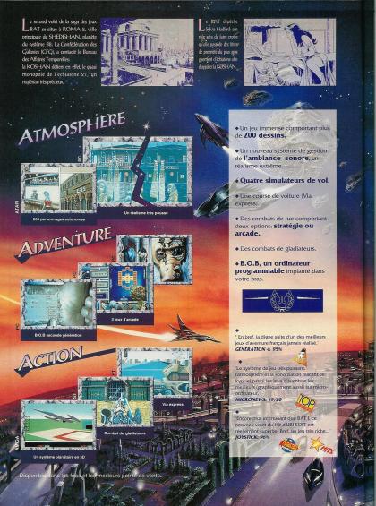 B.A.T. II : The Koshan Conspiracy Publicité x2