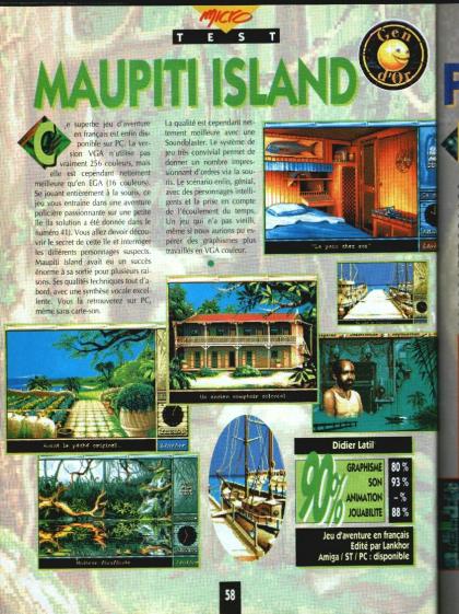 Maupiti Island Test PC