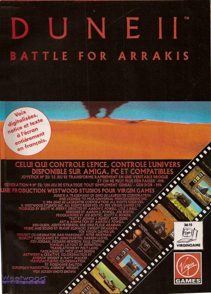Dune II : Battle for Arrakis Publicité