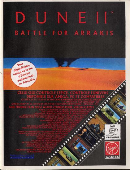 Dune II : Battle for Arrakis Publicité
