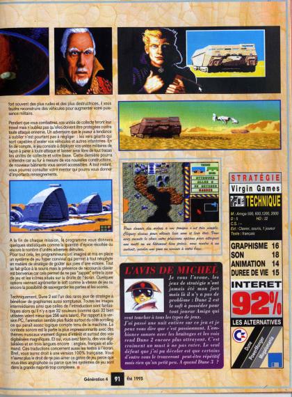 Dune II : Battle for Arrakis Test Amiga