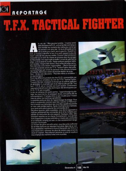 TFX Reportage PC