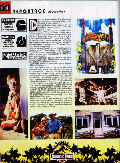 Jurassic Park Reportage