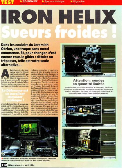 Iron Helix Test PC CD