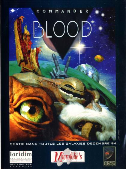 Commander Blood Publicité