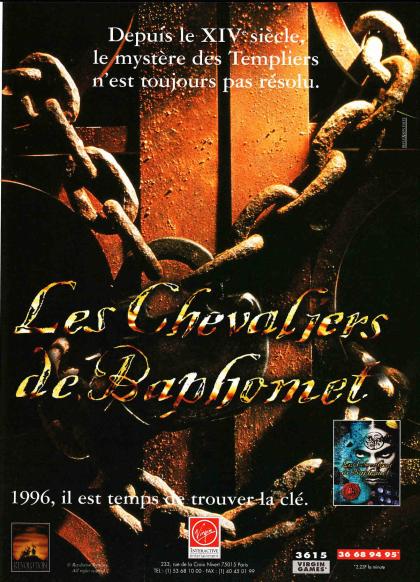 Chevaliers de Baphomet, Les Publicité