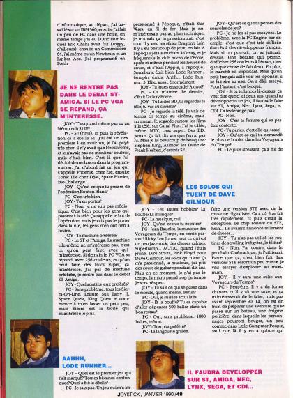 Voyageurs du Temps, Les Interview