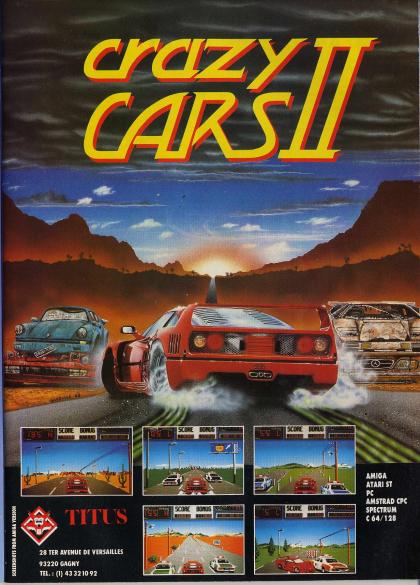 Crazy Cars II Publicité