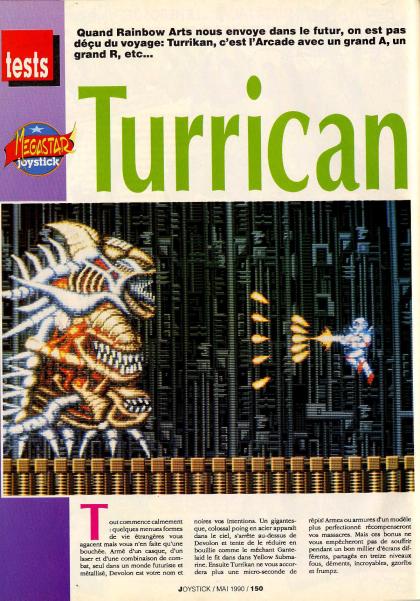 Turrican Test Amiga