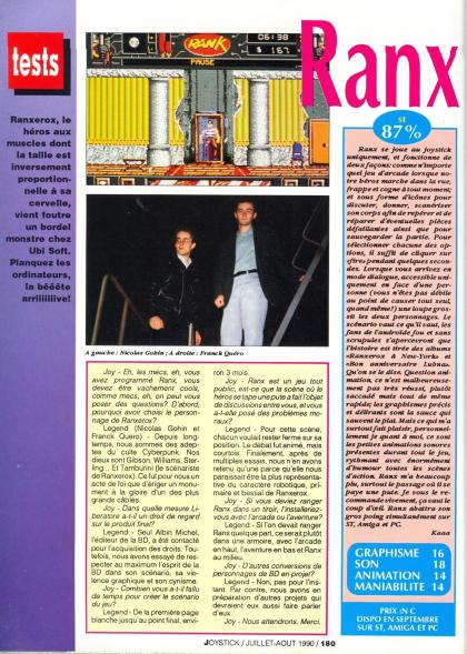 Ranx Test Atari ST