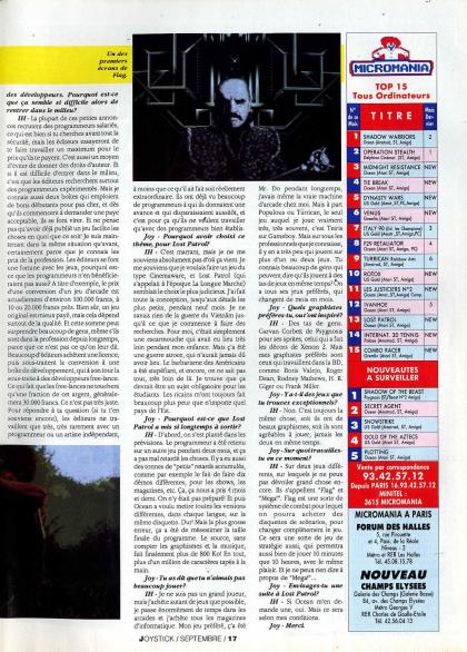 Lost Patrol Interview