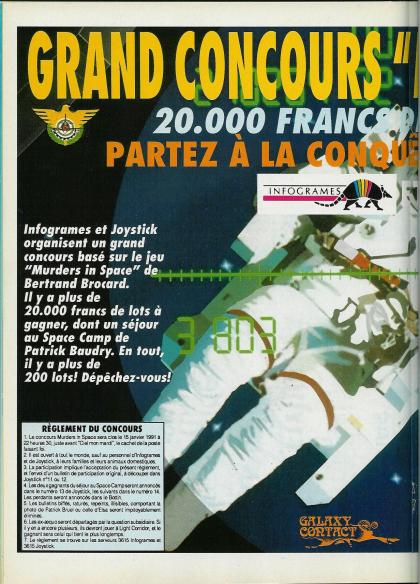 Murders in Space Publicité x2