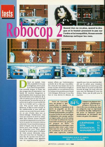 Robocop 2 Test Amiga