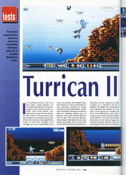 Turrican II Test Atari ST