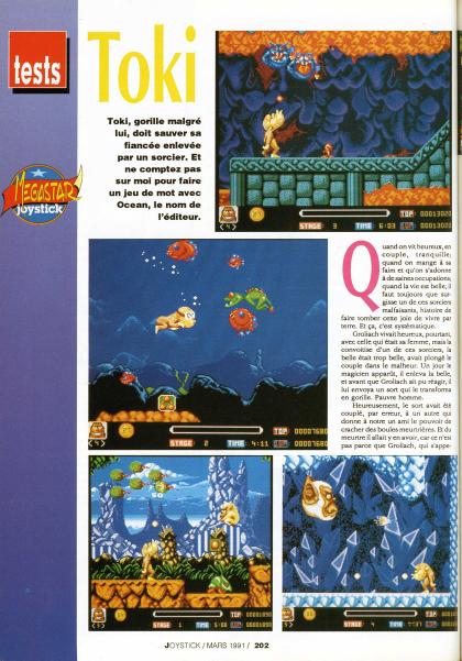 Toki Test Amiga