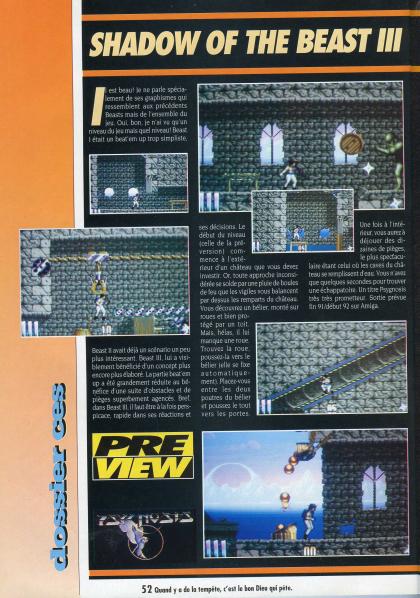 Shadow Of The Beast III Preview Amiga