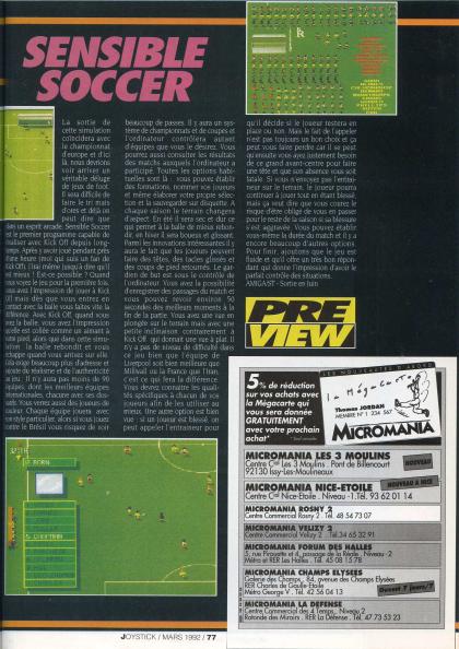 Sensible Soccer Reportage