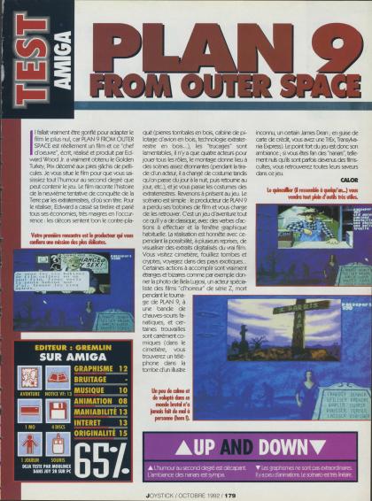 Plan 9 From Outer Space Test Amiga